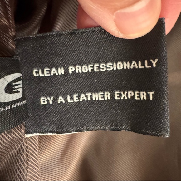 Guess Vintage Dark Brown Leather Button Blazer Jacket Women Size Large - Picture 8 of 11